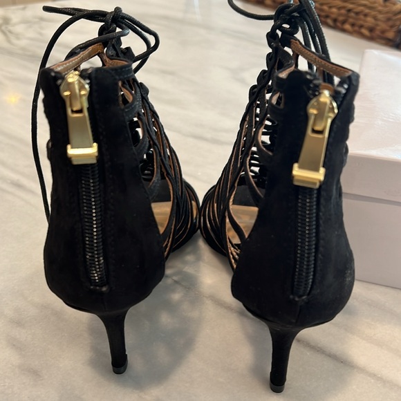 Brand NEW black strap heels perfect condition. In box! - Picture 4 of 8